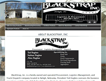 Tablet Screenshot of blackstrapinc.com